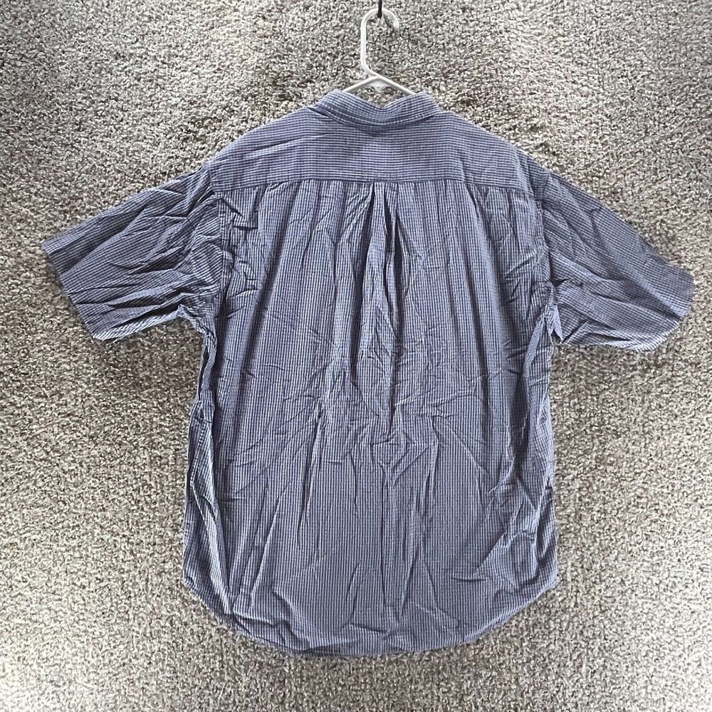 Vintage Ralph Lauren Shirt Adult Large Blue Check Short Sleeve Jeans Co Cotton - Picture 8 of 12